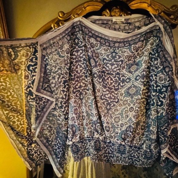 Bohemian  Max studio Patterned Blouse - Picture 2 of 6